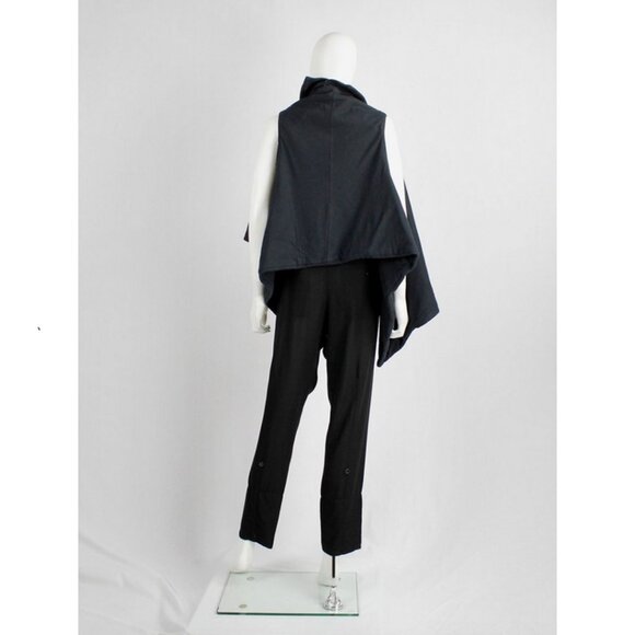 Ann Demeulemeester Waistcoat with Asymmetric Drape - Size 36 - NWOT - Picture 7 of 7